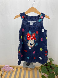 Manšestrové šaty Disney Minnie Mouse 104
