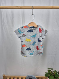 Triko s krátkým rukávem s motivy dinosaurů H&M 80