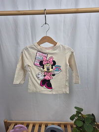 Triko s dlouhým rukávem Minnie Mouse 92