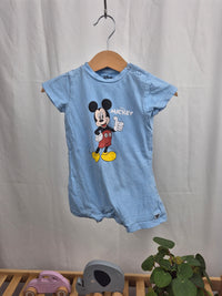 Modrý kraťasový overal Mickey Mouse Sinsay 68