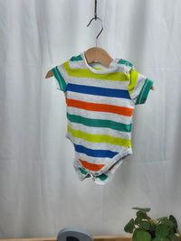 Pruhované body s krátkým rukávem Mothercare 62/68