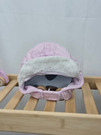 Růžová čepice na suchý zip Maximo 80/86 ( 47cm)