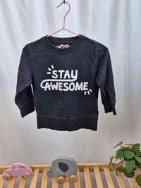 Černá mikina s nápisem Next 92