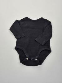Černé body s dlouhým rukávem H&M 62
