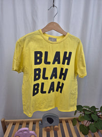 Žluté tričko s krátkým rukávem Zara 128