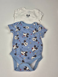 Sada 2ks body s krátkým rukávem Mickey Mouse Primark 56/62