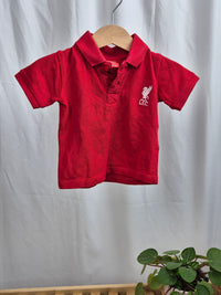 Červené polotričko s krátkým rukávem Liverpool FC 74