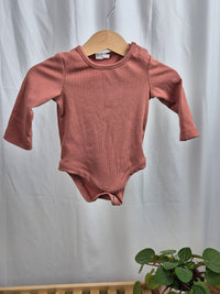 Žebrované body s dlouhým rukávem F&F 62