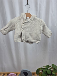 Podšitý zavinovací svetřík Mothercare 62/68