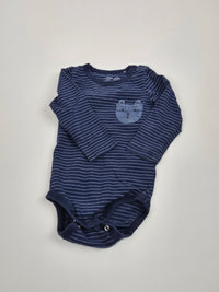 Tmavě modré body s dlouhým rukávem Lindex 62