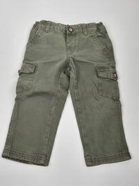 Podšité khaki kalhoty H&M 80