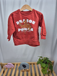 Mikina s drakom Sinsay 98