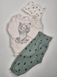 Set body,čepice a legín H&M 62