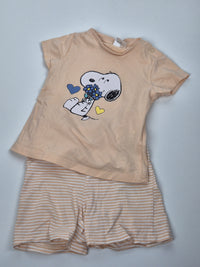 Krátké pyžamo Snoopy Kik 80
