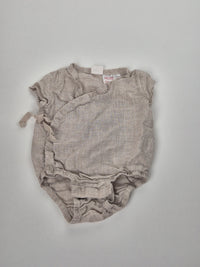 Lněné zavinovací body H&M 56