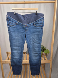 Těhotenské džíny Skinny High Rib H&M XXL