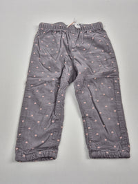 Podšité bavlněné kalhoty H&M 80
