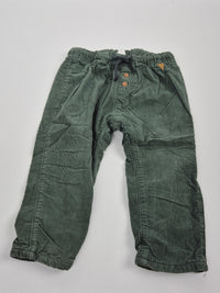 Podšité manšestrové kalhoty H&M 86