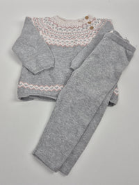 Set svetu a pletených kalhot H&M 86