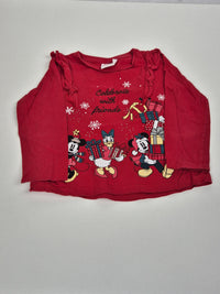 Vánoční tričko Minnie Mouse Pepco 104