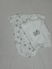 Sada 2 body s krátkým rukávem Tiny Tatty Teddy F&F 68