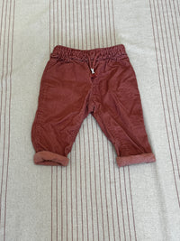 Podšité manšestrové kalhoty H&M 68