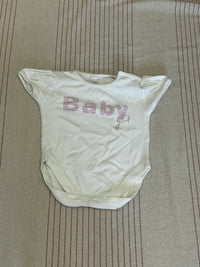 Set body s krátkým rukávem Baby girl a legín Next 56/62