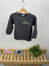 Prošívaná mikina s nápisem H&M 98