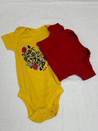 Sada 2 body s krátkým rukávem Lupilu Pure Collection 62/68
