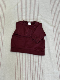 Vínová mikina H&M 62