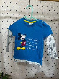 Triko s dlouhým rukávem Mickey 86