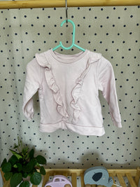 Mikina s volánky F&F 12-18m