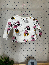 Triko s dlouhým rukávem Minnie Mouse Zara 68