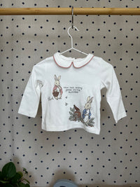 Triko s dlouhým rukávem a límečkem Peter Rabbit F&F 68