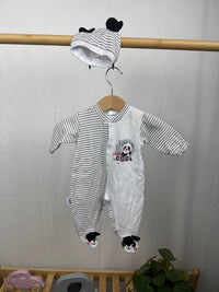 Komplet overalu a čepičky New Baby 56/62