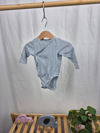 Zavinovacie pruhované body s dlhým rukávom H&amp;M 62