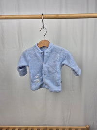 Modrý kabátek s výšivkou tučňáka Baby Service 62