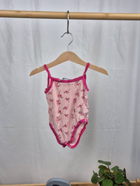 Růžové tílkové body Lupilu 74/80