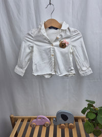 Košile s dlouhým rukávem  výšivkou medvídka Original Marines 74