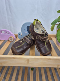 Hnědé kožené boty Clarks 25,5