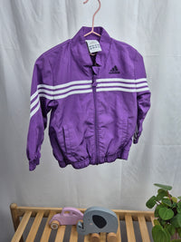 Fialová šusťáková bunda Adidas 92