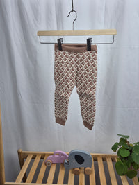 Pletené kalhoty s geometrickým vzorem H&M 80