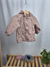 Starorůžový přechodový kabátek H&M 74