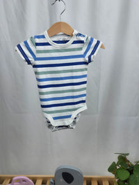 Pruhované body s krátkým rukávem Lindex 62