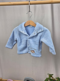 Modrá mikina na patentky Baby Service 74