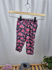 Lehké květované kalhoty H&M 80