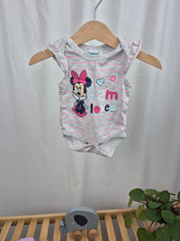 Body s krátkým rukávem Minnie Mouse 62