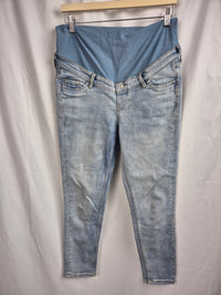 Těhotenské džíny Skinny Ankle Low Rib H&M M