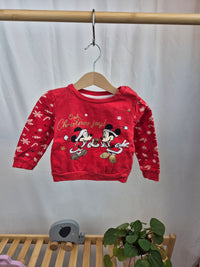 Vánoční mikina Mickey a Minnie Pepco 80