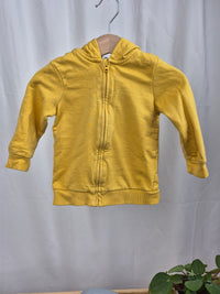 Žlutá mikina se zipem H&M 80